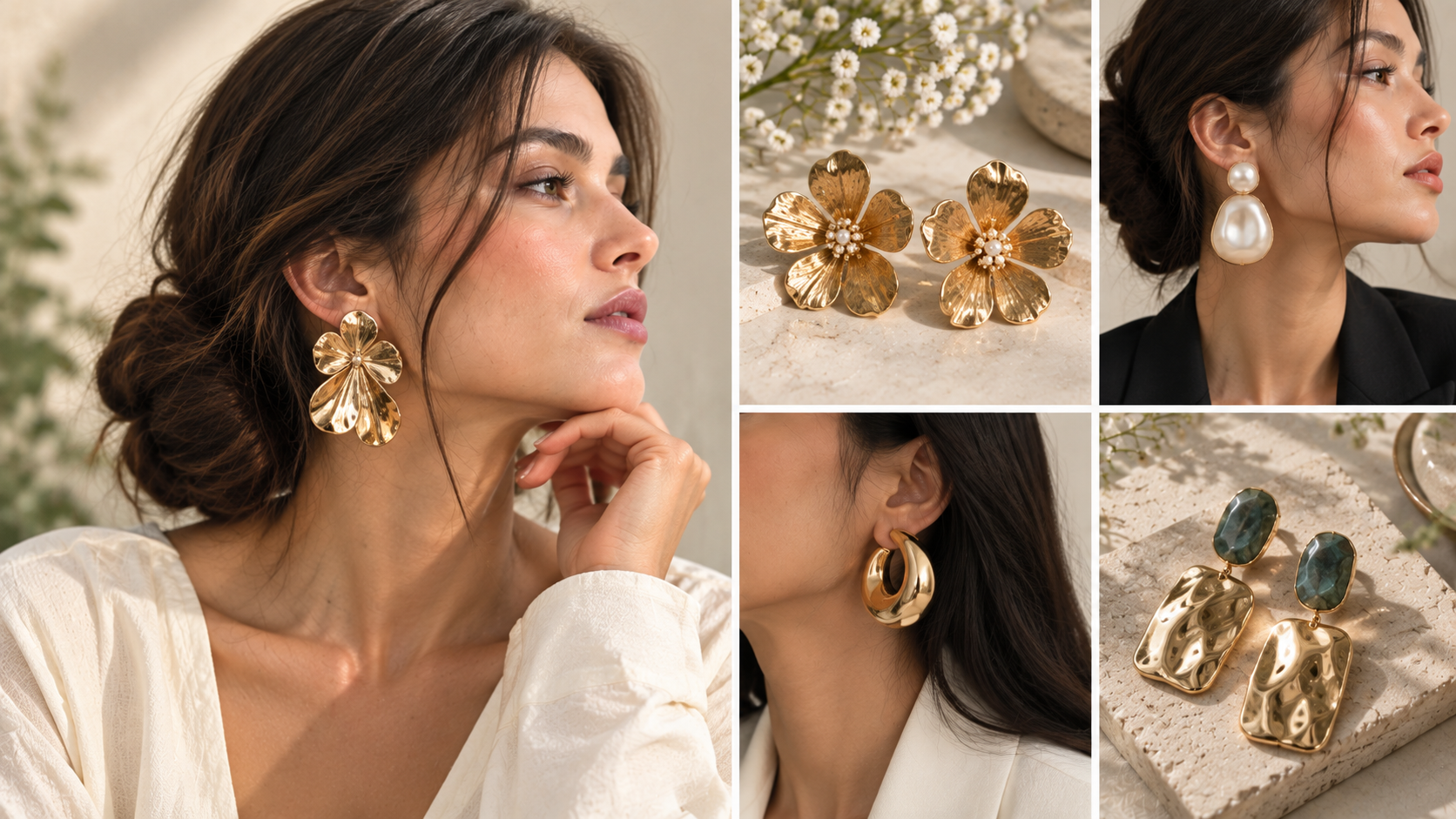 Oversized Statement Earrings