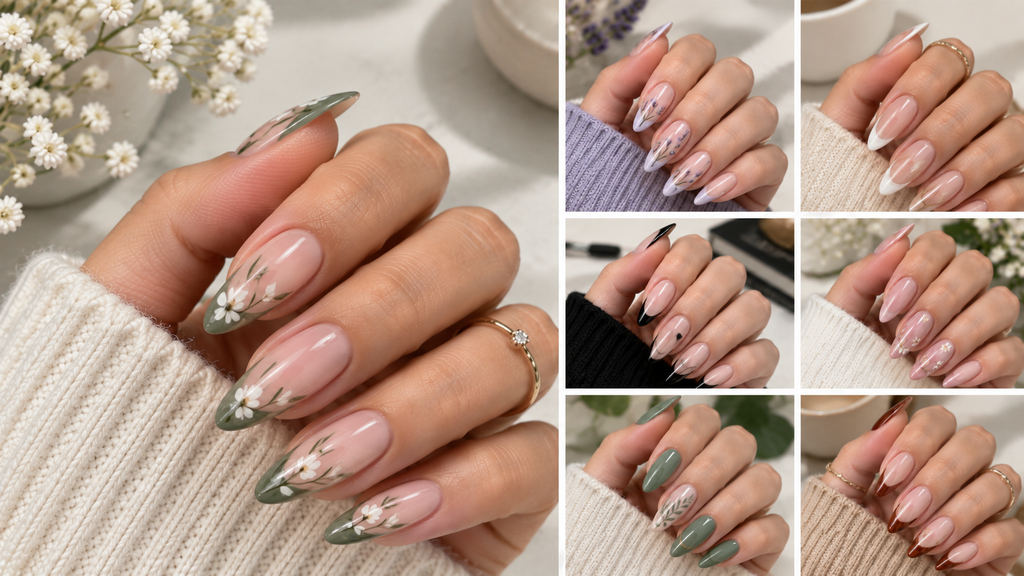 Chanel-Inspired Tweed Nails